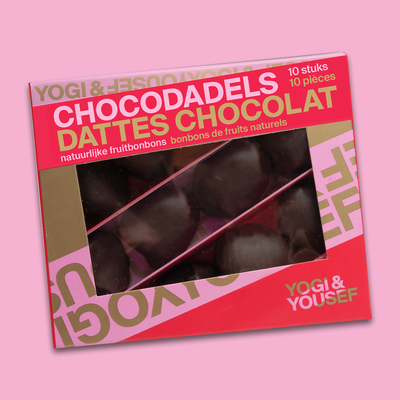 chocoladedadels in een mooie verpakking