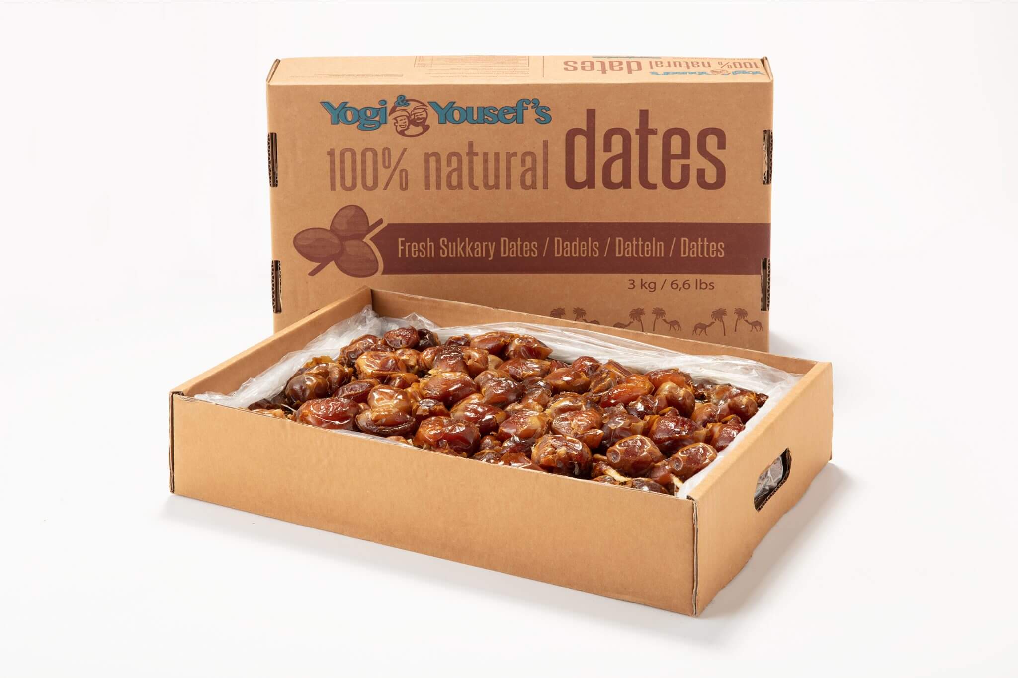 Verse dadels 2.5kg extra zacht zonder pit Yogi & Yousef